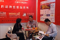 上海申威達(dá)李總到訪我要印展位